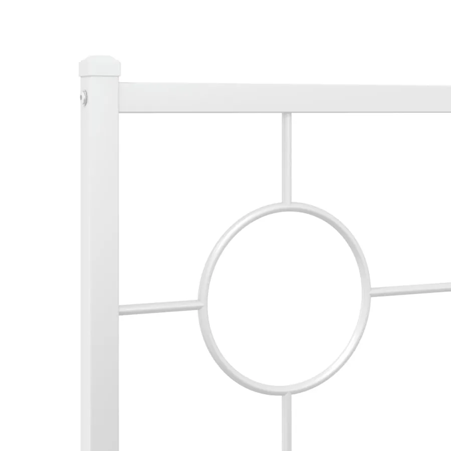 Tête de lit de remplacement métal blanc 200 cm - 6