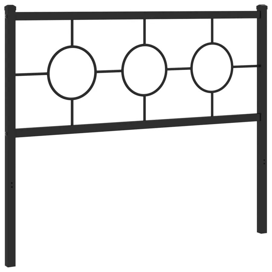 Tête de lit de remplacement métal noir 107 cm - 2