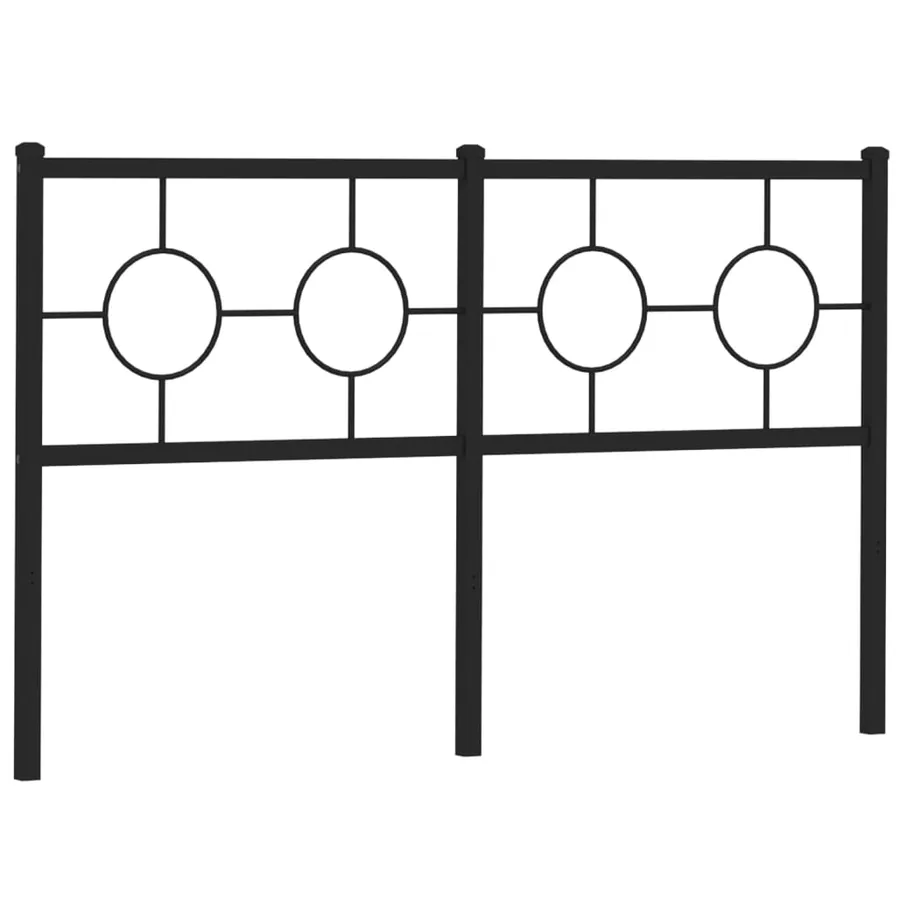 Tête de lit de remplacement métal noir 160 cm - 2