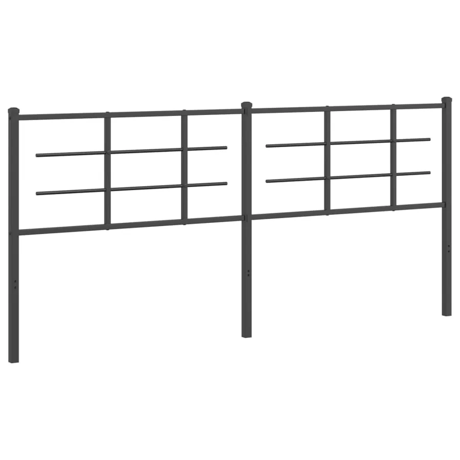 Tête de lit de remplacement métal noir 193 cm - 2