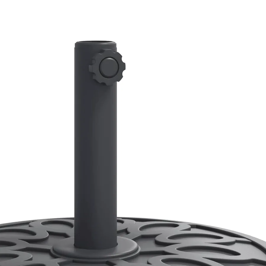 Base de parasol avec roues pour mâts Ø38 / 48 mm 27 kg rond - 7