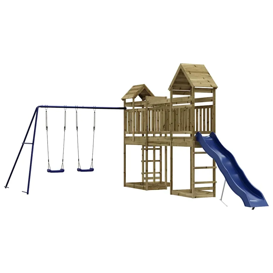 Aire de jeux d'extérieur bois de pin imprégné - 2