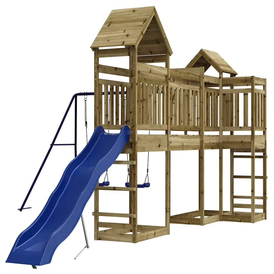 Aire de jeux d'extérieur bois de pin imprégné - 3