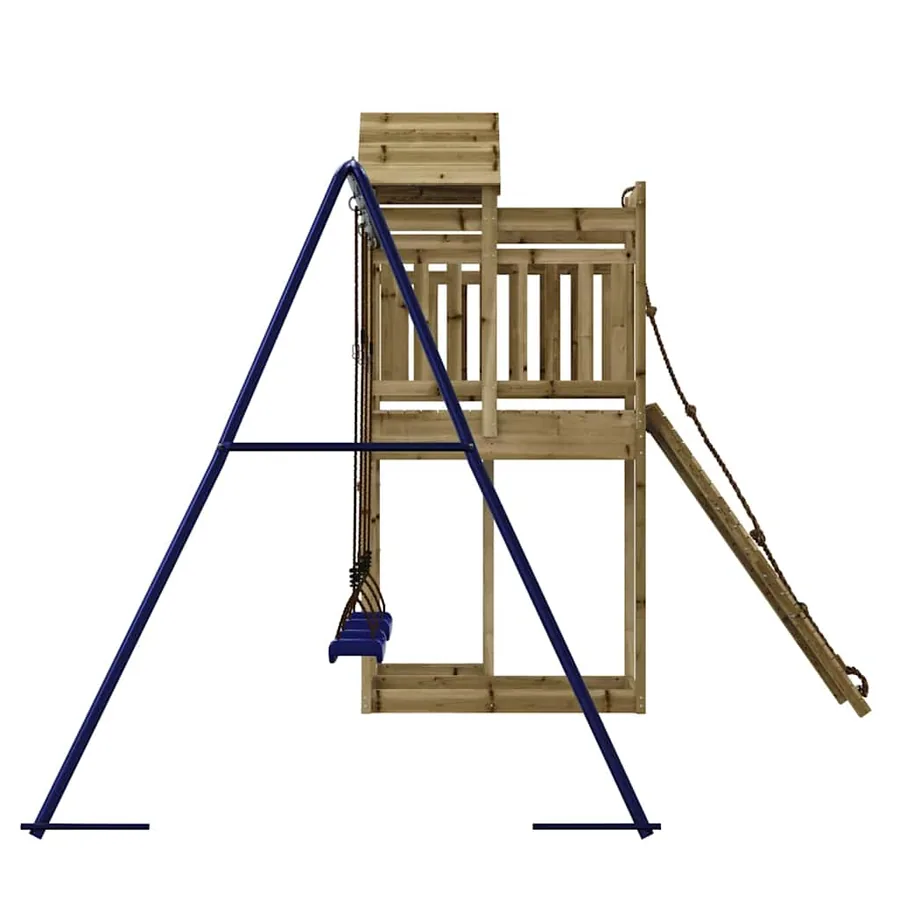 Aire de jeux d'extérieur bois de pin imprégné - 6