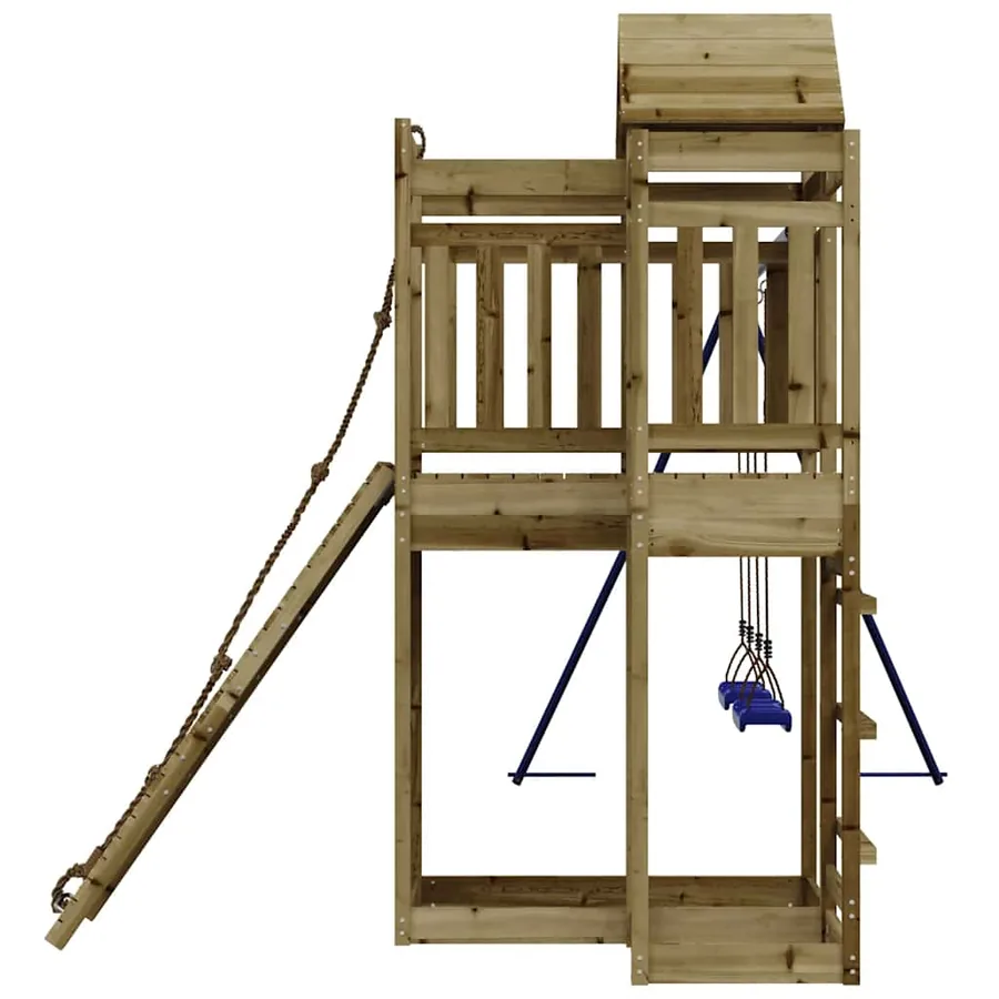 Aire de jeux d'extérieur bois de pin imprégné - 7