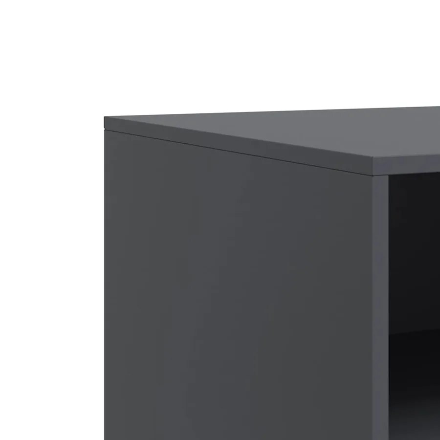 Meubles TV 2 pcs anthracite 67x39x44 cm acier - 10