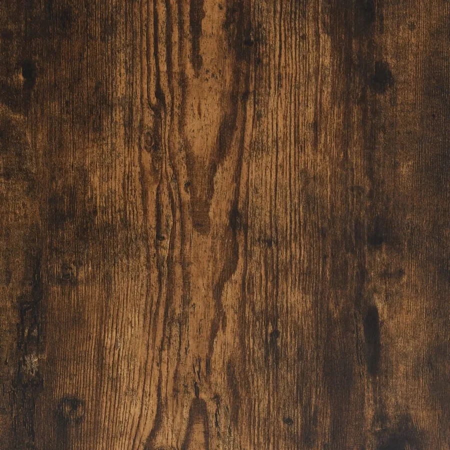 Cadre de lit sans matelas chêne fumé 100x200 cm - 8