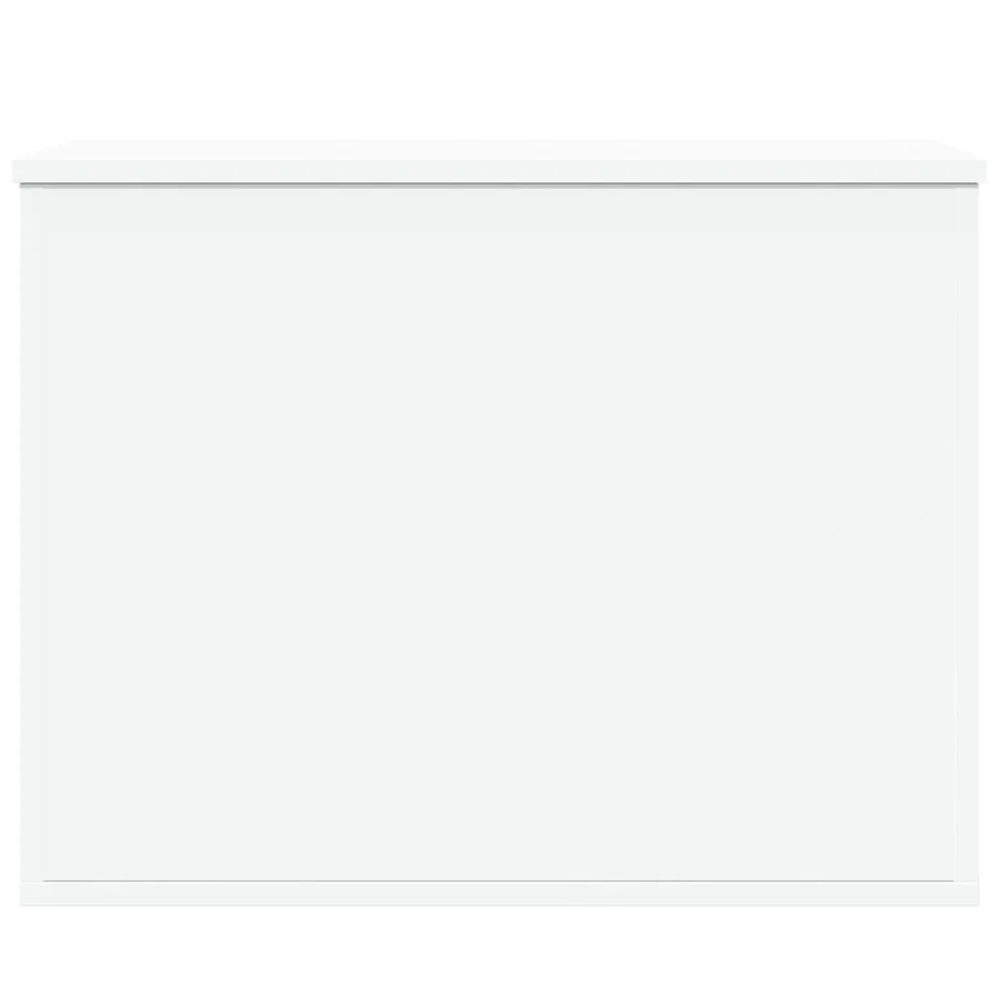 Boîte de rangement blanc 60x42x46 cm bois d'ingénierie - 4