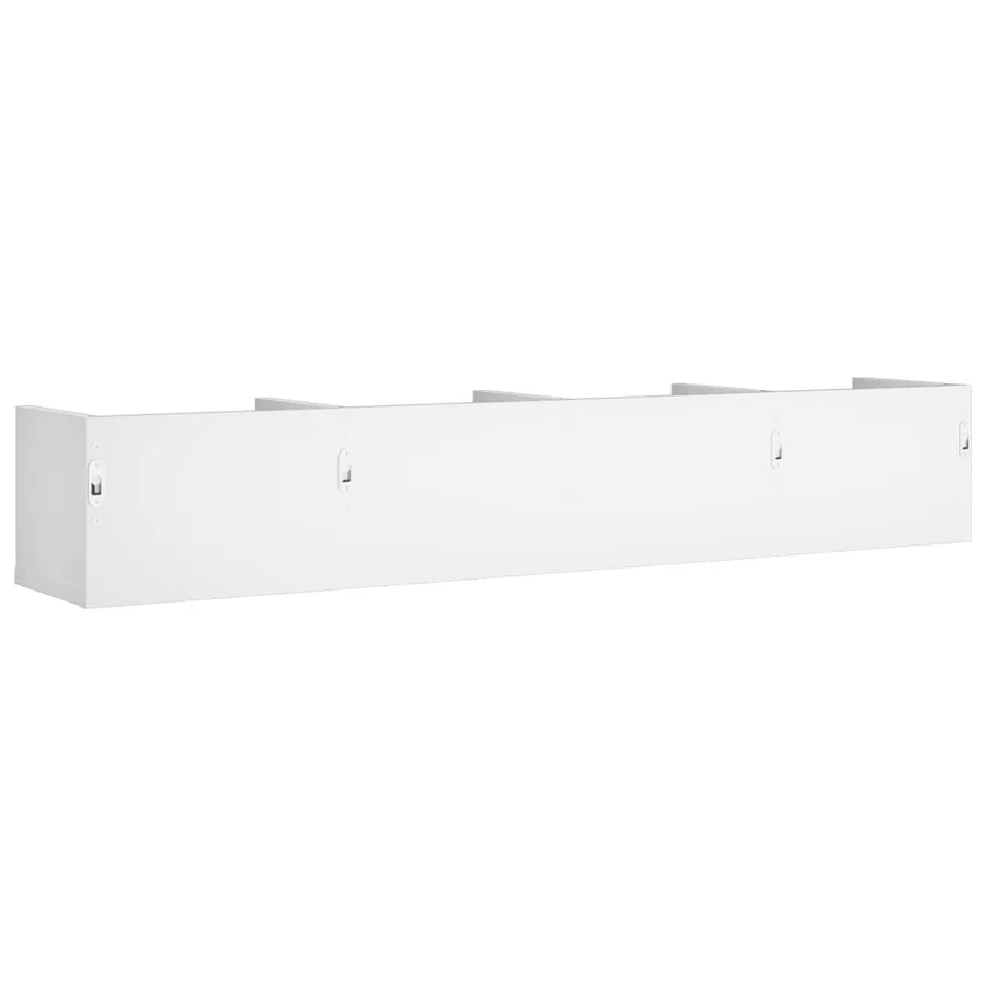Armoires murales 2 pcs blanc 99x18x16,5 cm bois d'ingénierie - 8