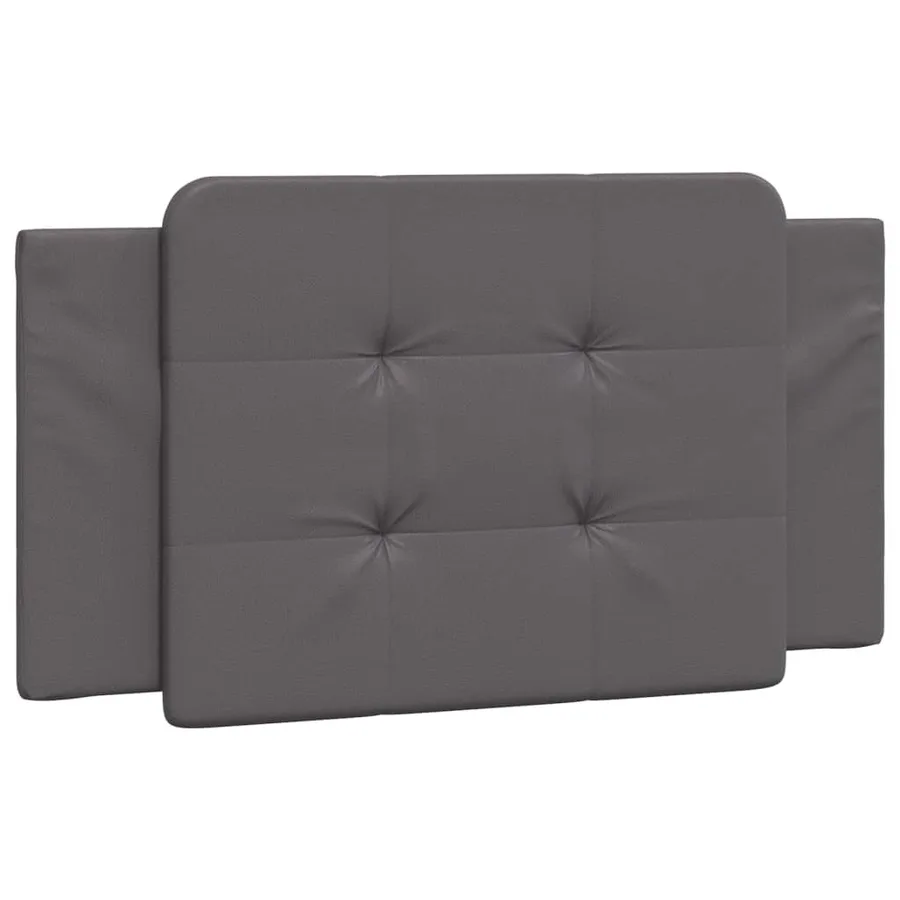 Coussin de tête de lit Zadar gris 100 cm similicuir - 2