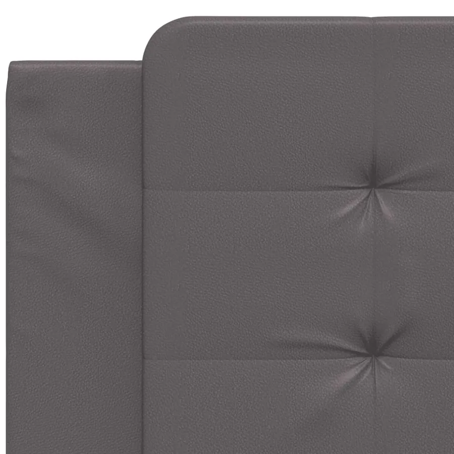 Coussin de tête de lit Zadar gris 100 cm similicuir - 7