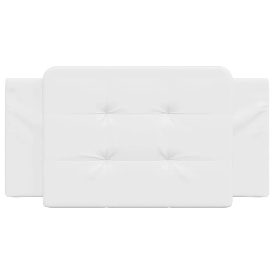 Coussin de tête de lit Zadar blanc 100 cm similicuir - 4