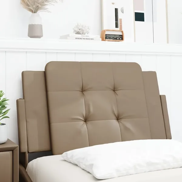Coussin de tête de lit Zadar cappuccino 80 cm similicuir