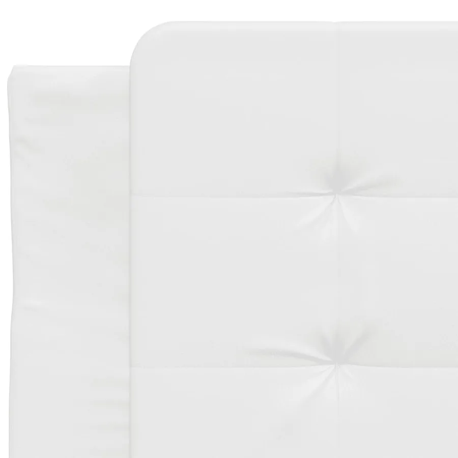 Cadre de lit avec LED sans matelas Zadar blanc 80x200 cm - 11