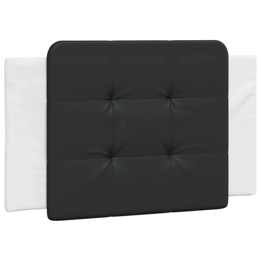 Cadre de lit avec LED sans matelas Zadar blanc et noir 90x190 cm - 7