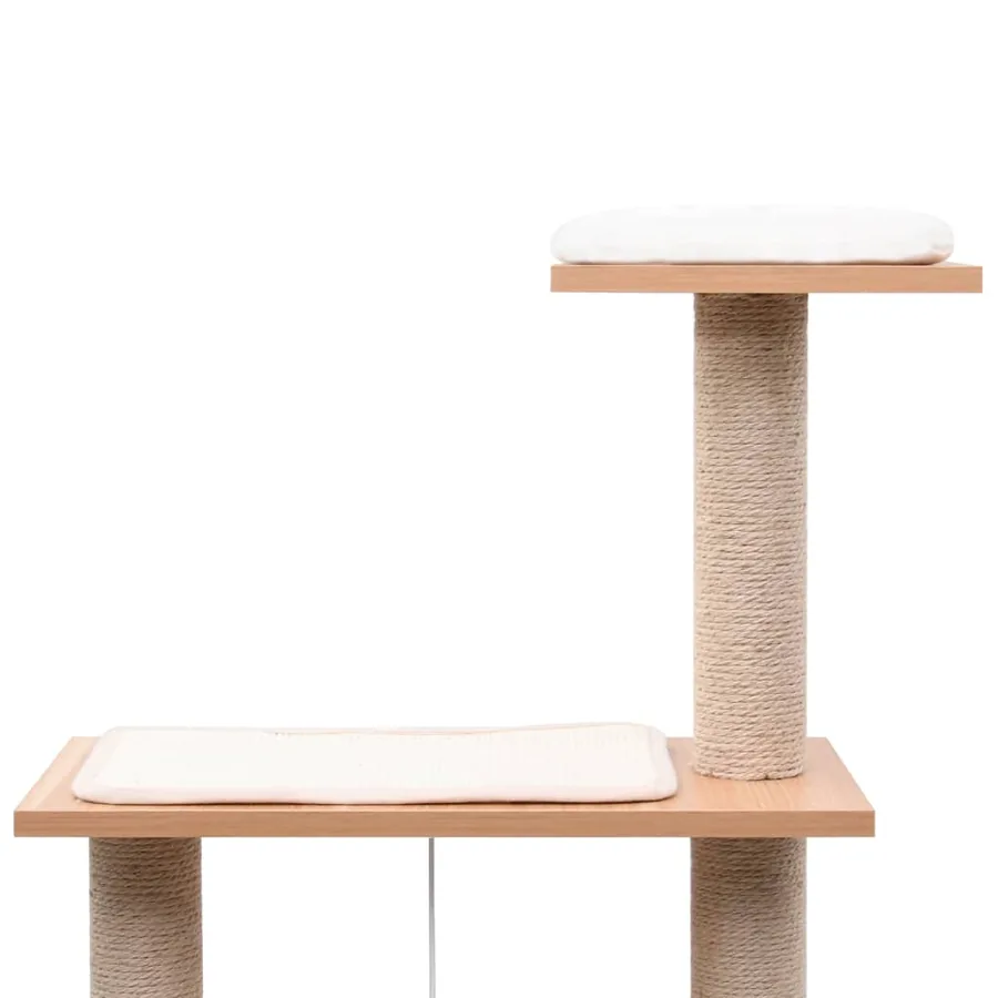 Arbre à chat avec tapis à gratter en sisal 123 cm - 4
