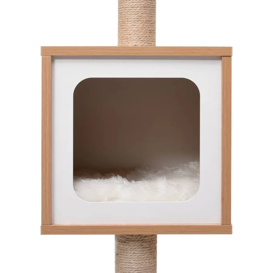Arbre à chat avec tapis à gratter en sisal 123 cm - 5