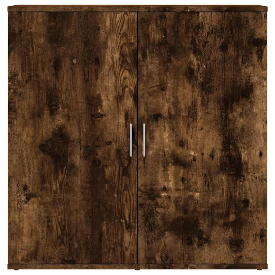 Buffet chêne fumé 79x38x80 cm bois d'ingénierie - 5