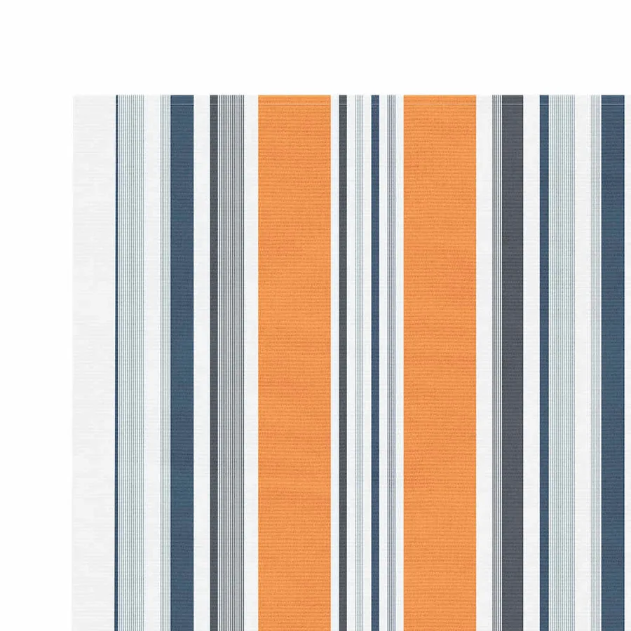 Tissu de remplacement pour auvent orange et bleu 4,5x3,5 m polyester - 4