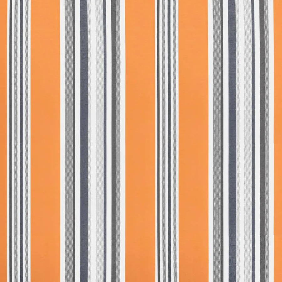 Tissu de remplacement pour auvent orange et bleu 4,5x3,5 m polyester - 6