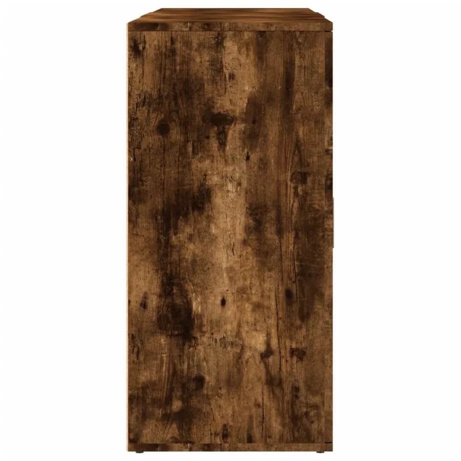 Buffets 3 pcs Chêne fumé Bois d'ingénierie - 5