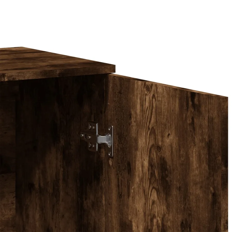 Buffets 3 pcs Chêne fumé Bois d'ingénierie - 7