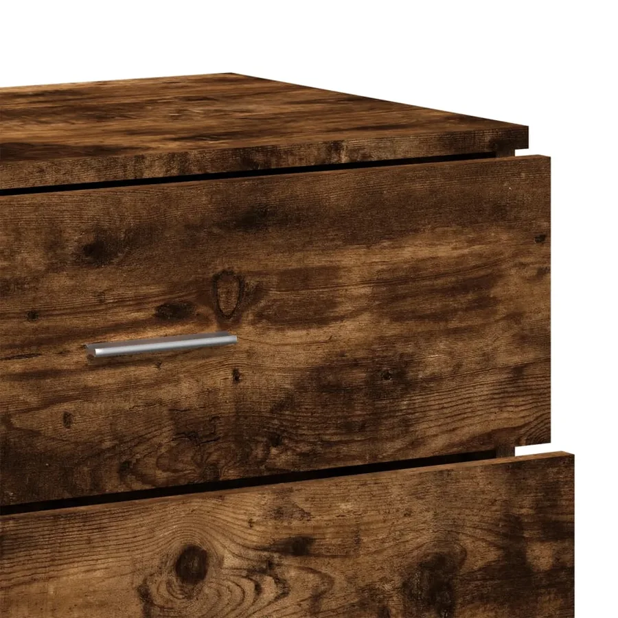 Buffets 3 pcs Chêne fumé Bois d'ingénierie - 8