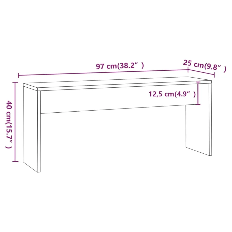 Ensemble à manger 3 pcs Gris béton Bois d'ingénierie - 11