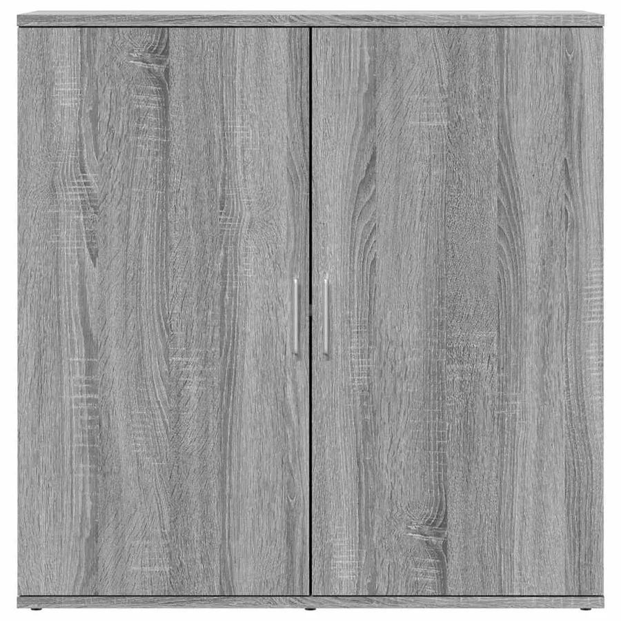 Buffets 2 pcs sonoma gris 79x38x80 cm bois d'ingénierie - 5