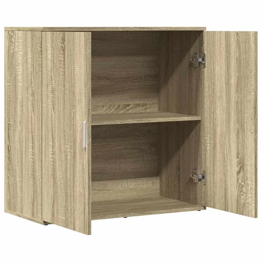 Buffet chêne sonoma 79x38x80 cm bois d'ingénierie - 6