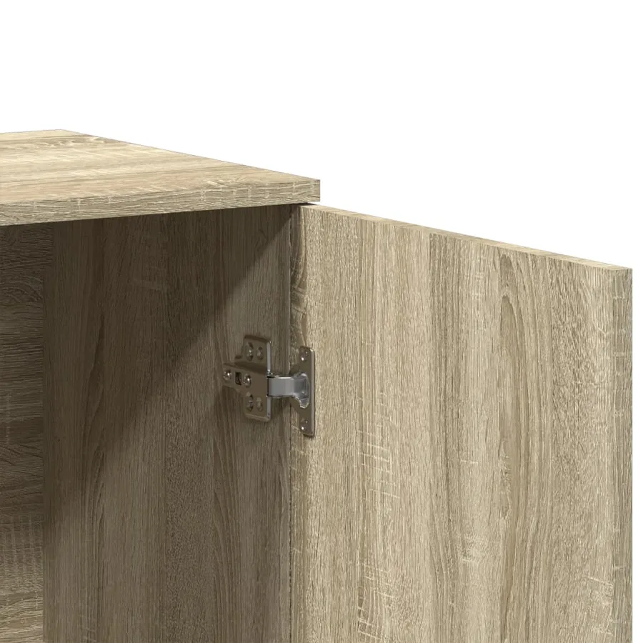 Buffets 3 pcs Chêne sonoma Bois d'ingénierie - 9