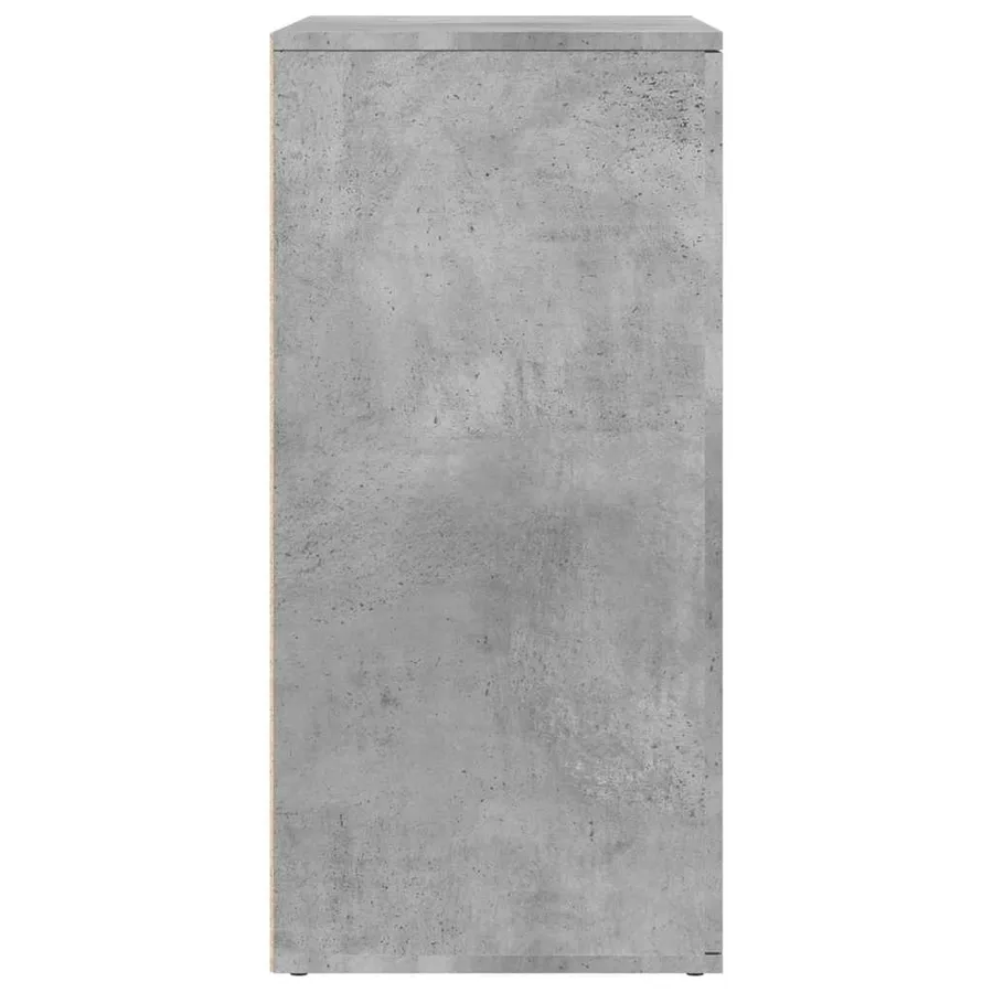 Buffets 2 pcs gris béton 79x38x80 cm bois d'ingénierie - 6