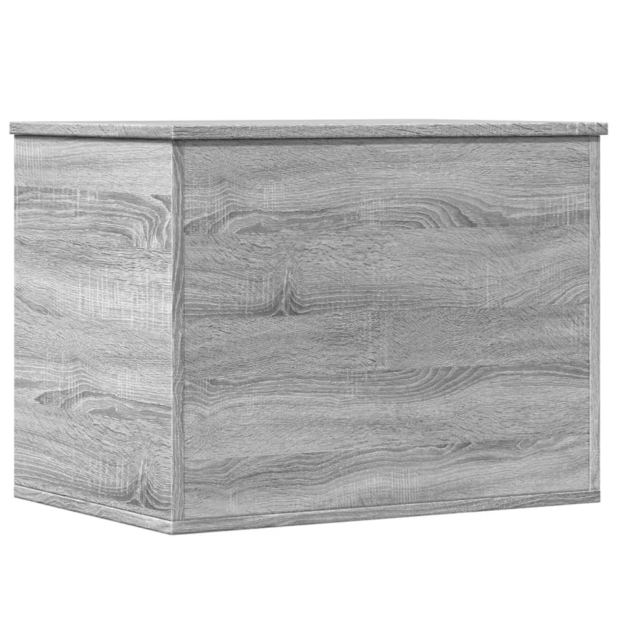 Boîte de rangement sonoma gris 60x42x46 cm bois d'ingénierie - 6