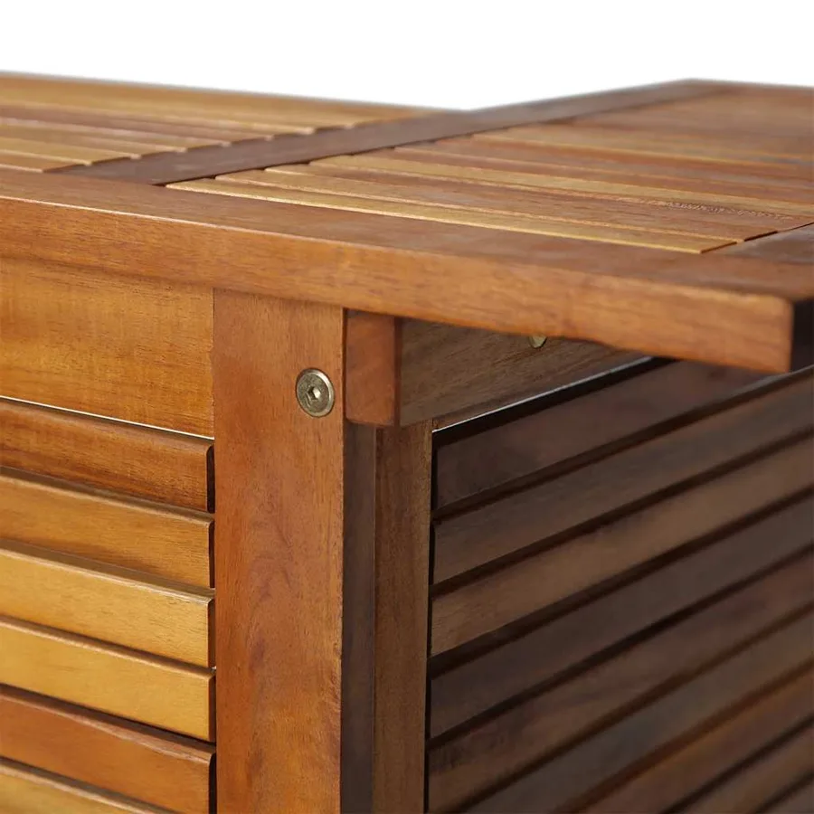 Table de bar 110 x 50 x 105 cm Bois d'acacia massif - 7