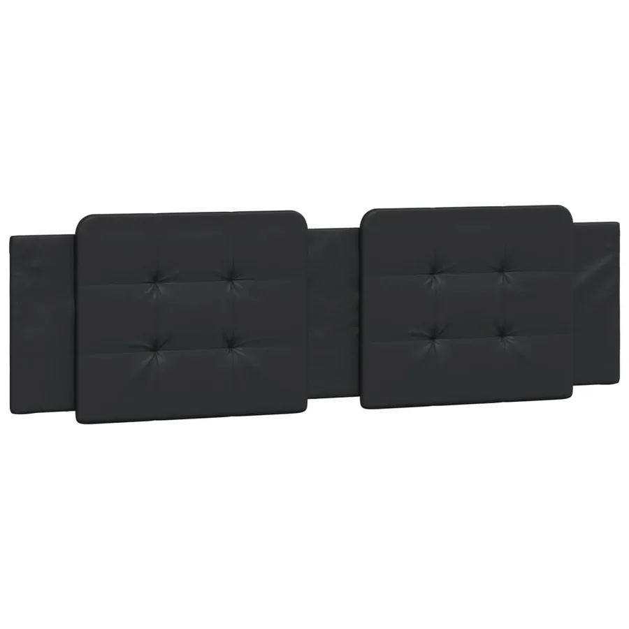 Coussin de tête de lit Zadar noir 180 cm similicuir - 2