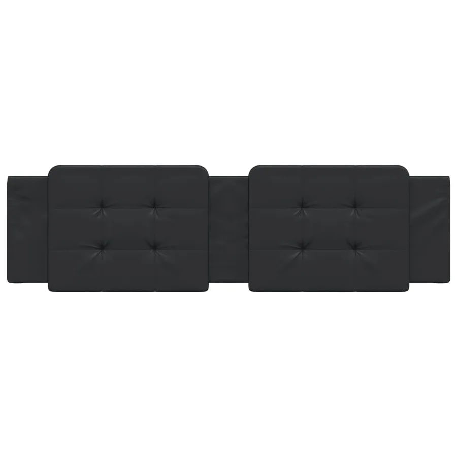 Coussin de tête de lit Zadar noir 180 cm similicuir - 4