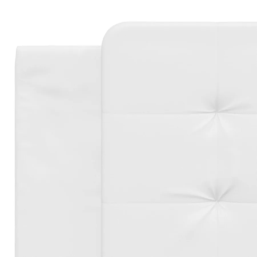 Cadre de lit avec LED sans matelas Zadar blanc 180x200 cm - 11