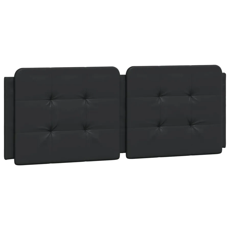 Coussin de tête de lit Zadar noir 120 cm similicuir - 2