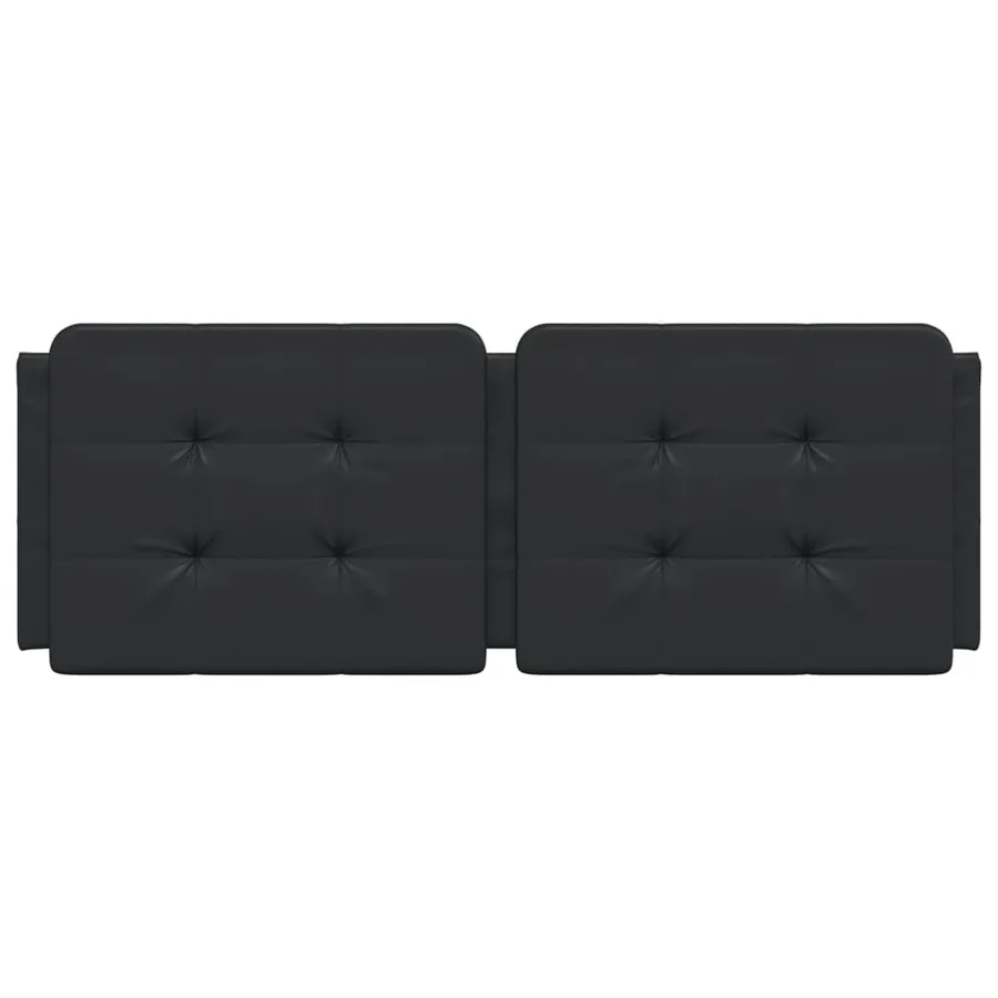 Coussin de tête de lit Zadar noir 120 cm similicuir - 4