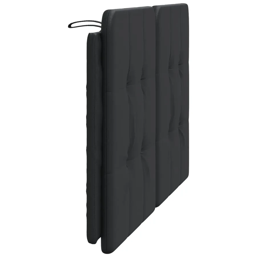 Coussin de tête de lit Zadar noir 120 cm similicuir - 5