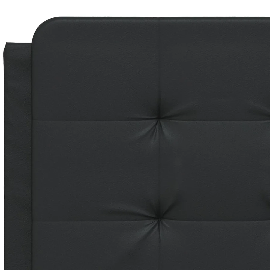 Coussin de tête de lit Zadar noir 120 cm similicuir - 7
