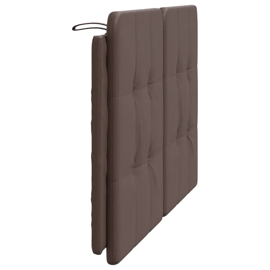 Coussin de tête de lit Zadar marron 120 cm similicuir - 5