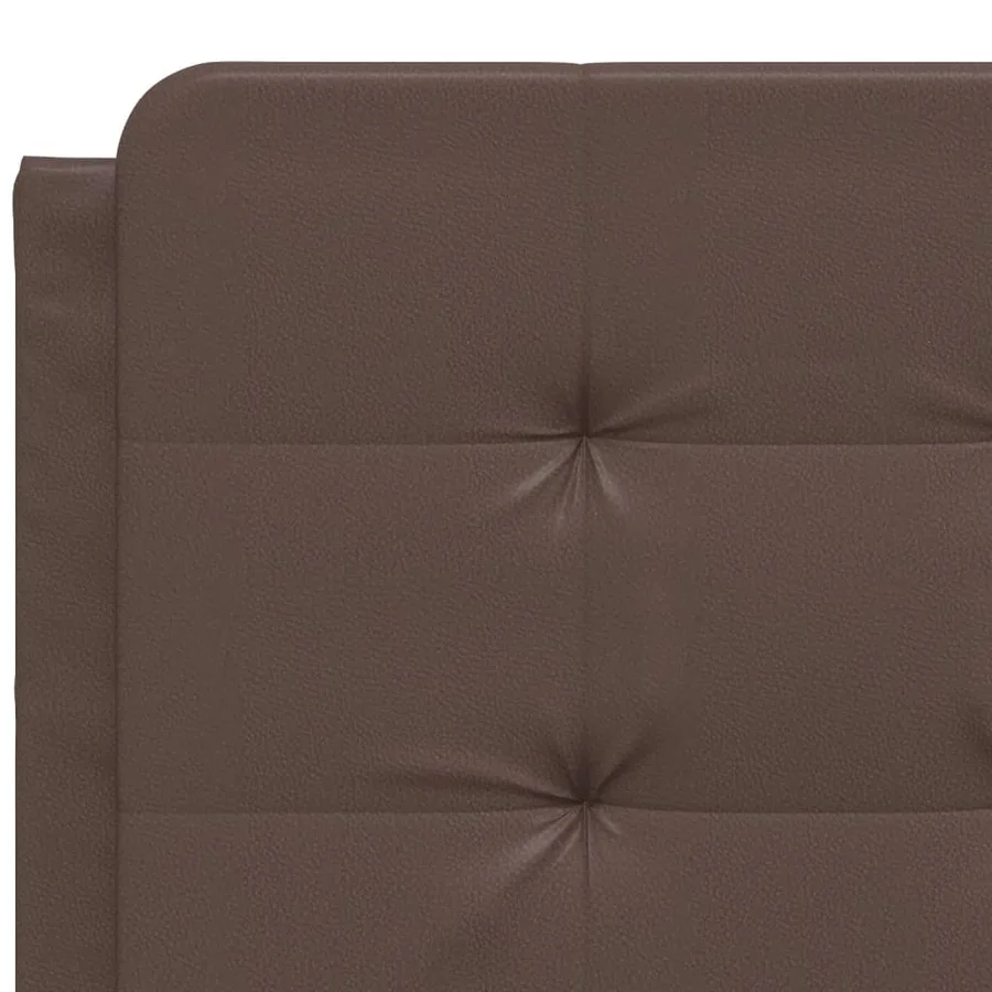Coussin de tête de lit Zadar marron 120 cm similicuir - 7