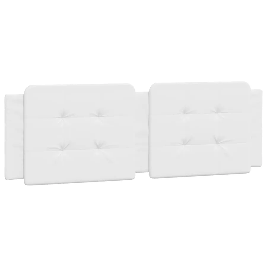 Coussin de tête de lit Zadar blanc 160 cm similicuir - 2