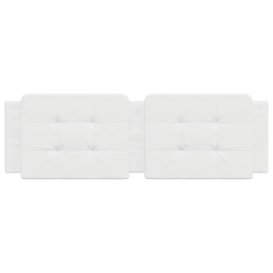 Coussin de tête de lit Zadar blanc 160 cm similicuir - 4