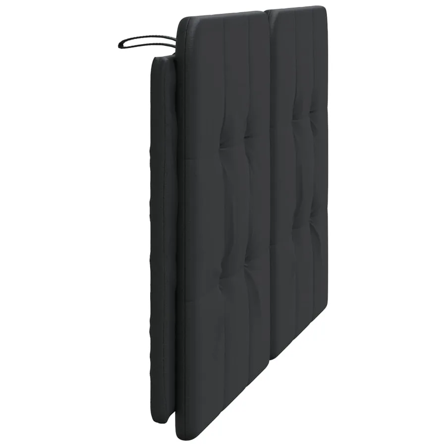 Coussin de tête de lit Zadar noir 140 cm similicuir - 5