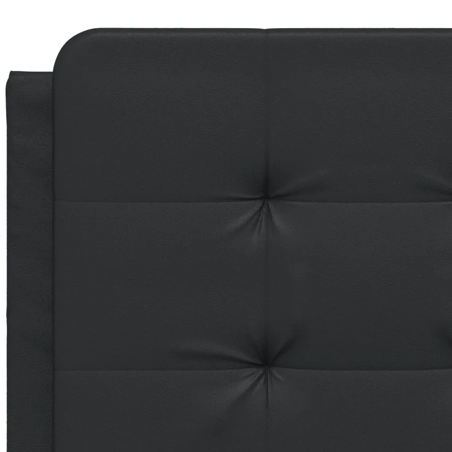 Cadre de lit avec LED sans matelas Zadar noir 140x200 cm - 11