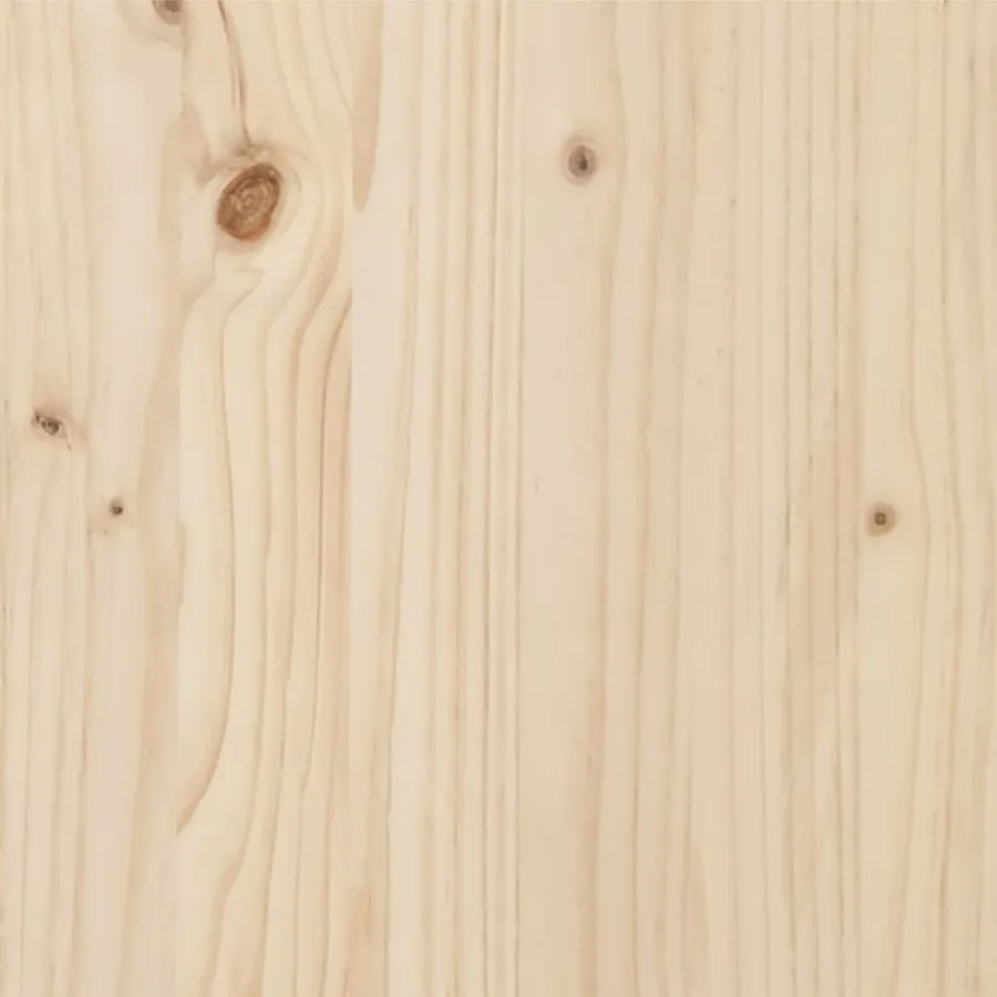 Cadre de lit Bois de pin massif 140x190 cm - 5