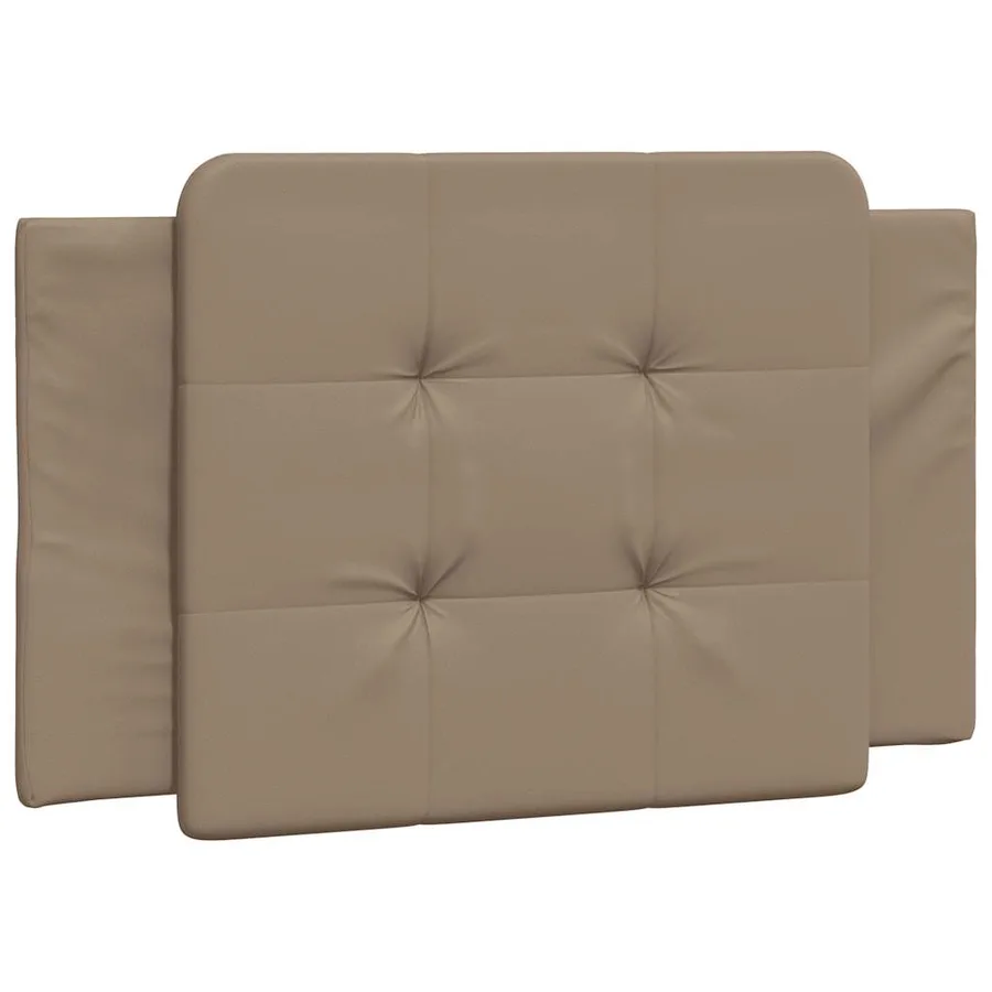 Cadre de lit sans matelas Zadar cappuccino 100x200 cm similicuir - 8