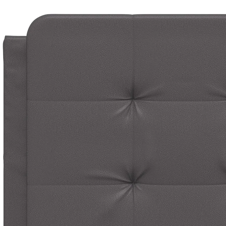 Cadre de lit avec LED sans matelas Zadar gris 140x190 cm - 11